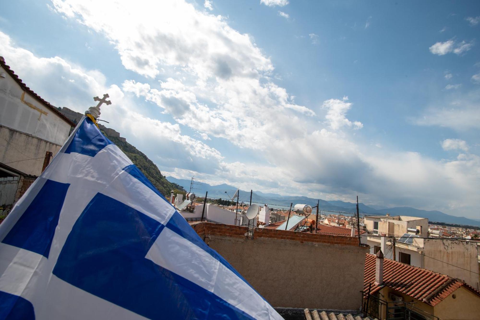 Sea View Nikos Apartment 纳夫普利翁 外观 照片